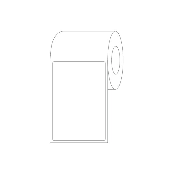 Nevs Label, Blank Direct Thermal 6" x 4" LBW-0123 - main